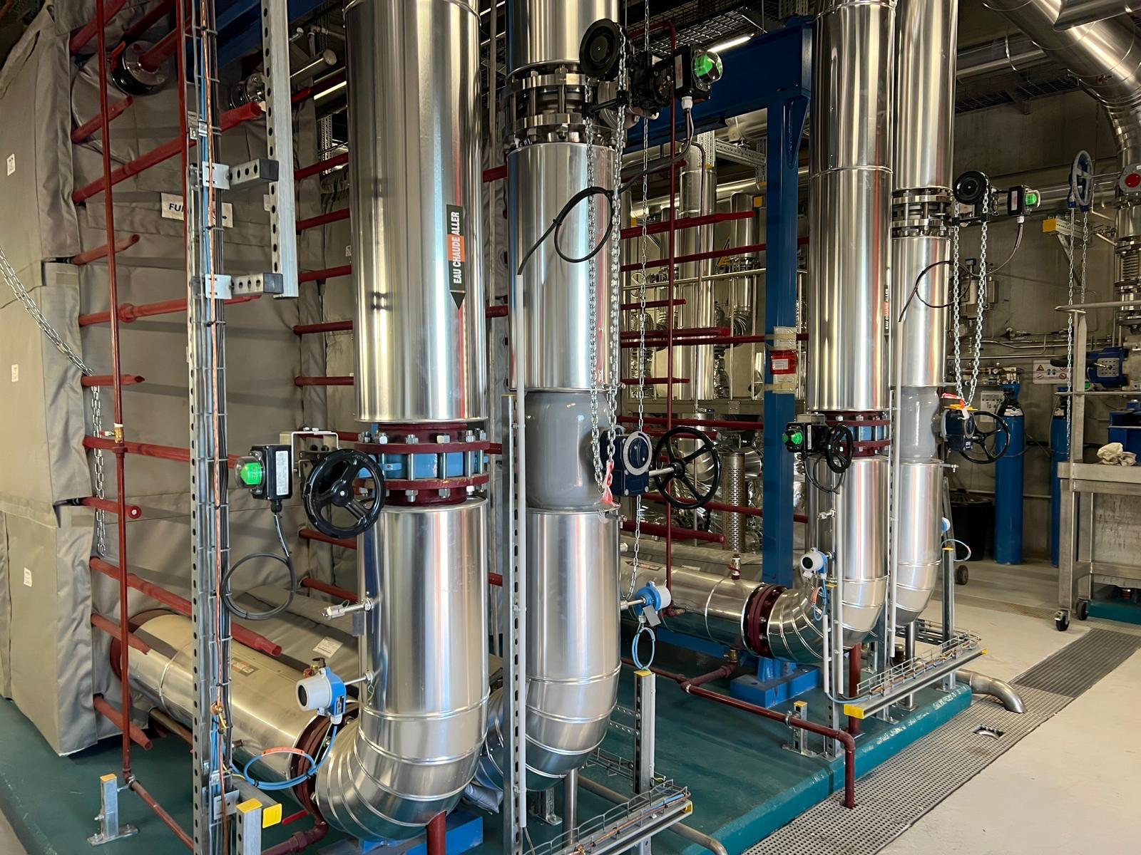 Équipements hydrauliques installés par STP